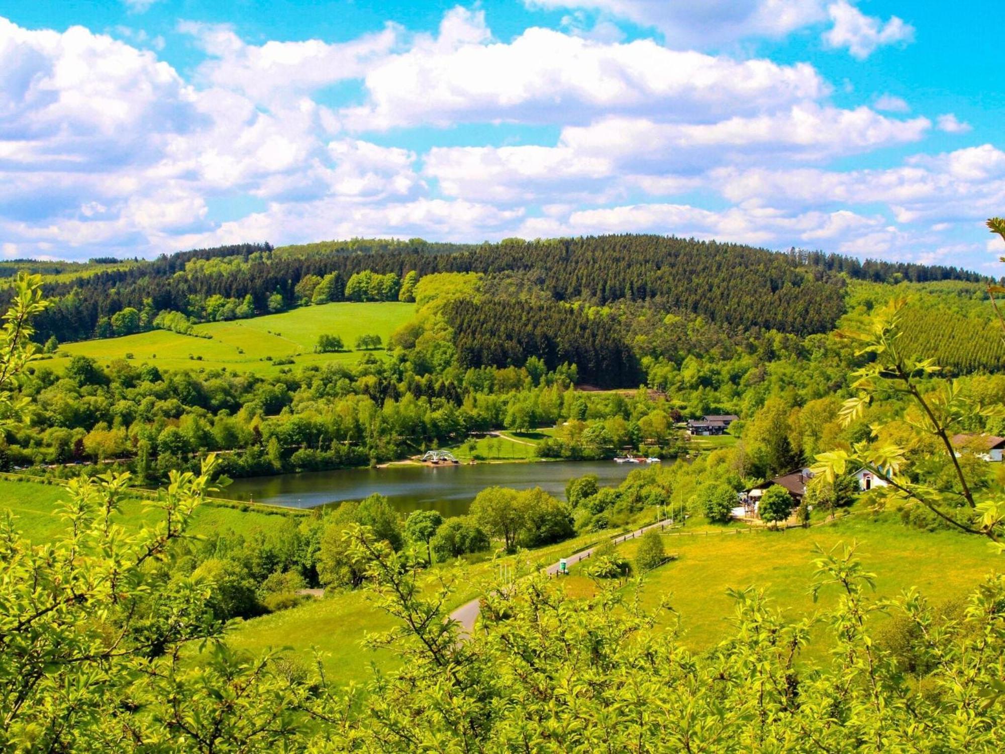 Idyllic Bungalow In Feusdorf With Forest View Экстерьер фото